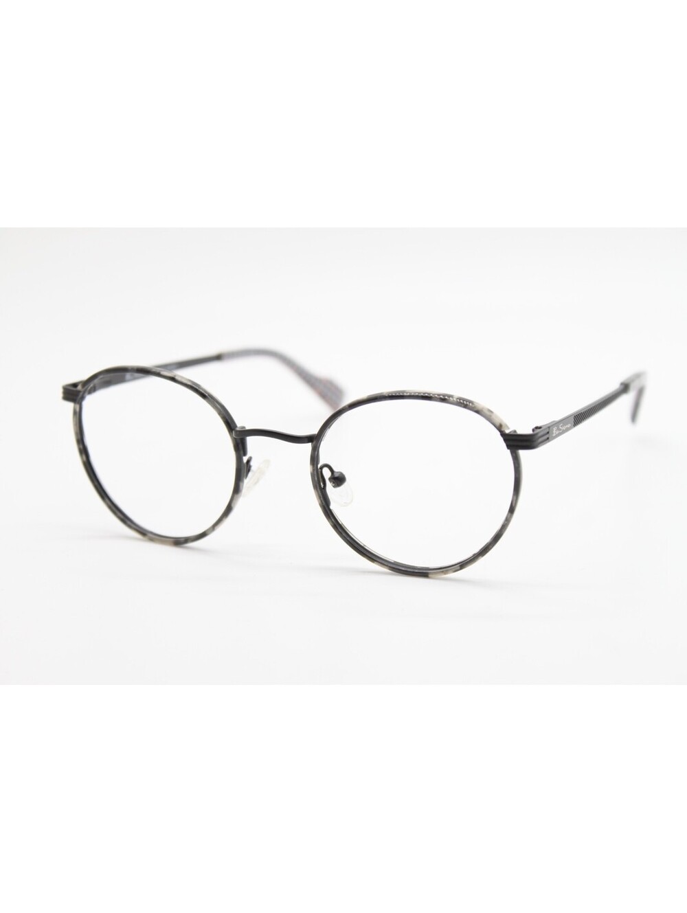 NEW BEN SHERMAN MONTAGU C03 BLACK GREY AUTHENTIC EYEGLASSES 49-20 - Picture 1 of 4